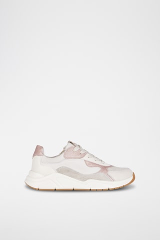 Baskets en nubuck et cuir nappa Mawazy - Blanc