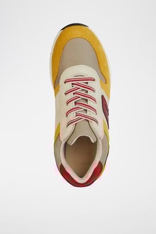 Baskets en nubuck Alben B.B - Beige et jaune