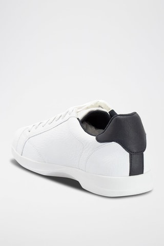 Baskets en cuir Kennet Blanc et bleu nuit