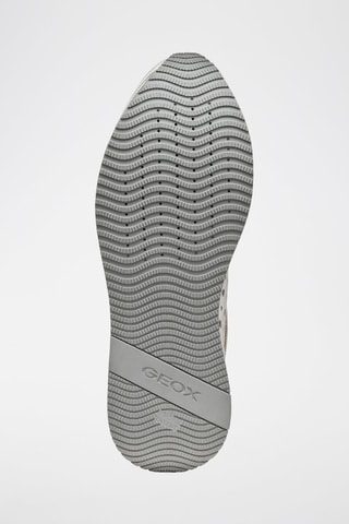 Baskets plateformes en cuir et cuir de chèvre Kency - Ecru