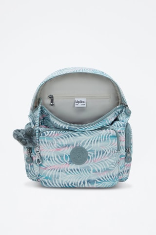 Rugtas City Zip S - Zeegroen en Wit