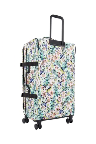 Mala de grande volume Spontaneous L - Branco e verde-claro - 78 cm