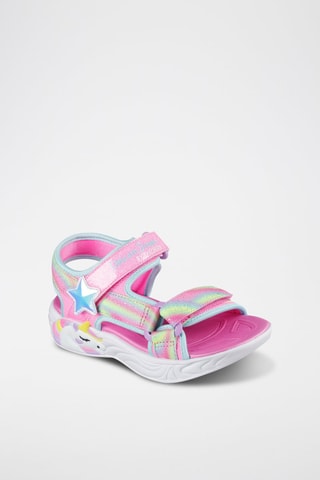 Sandales - Rose et bleu