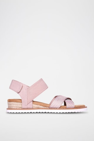Sandales Bobs - Rose et beige