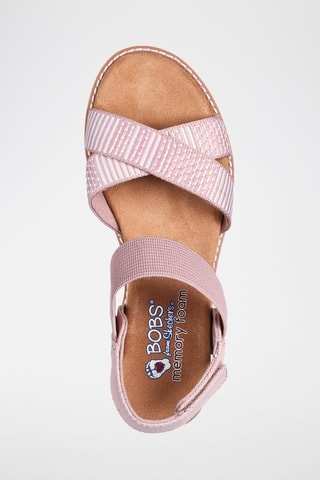 Sandales Bobs - Rose et beige