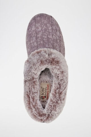 Pantoufles fourrées Keepsakes - Mauve