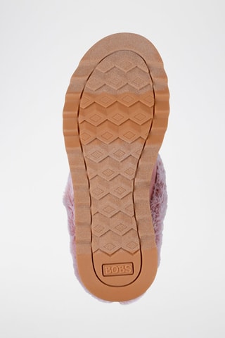 Mules fourrées - Rose