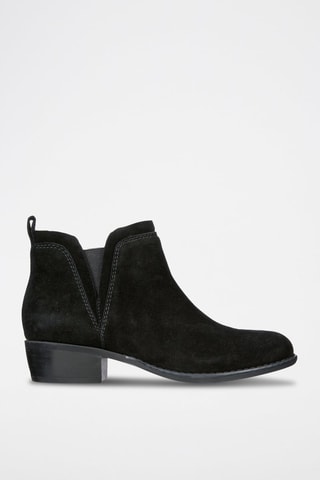 Bottines Chelsea en nubuck Texas - Noir
