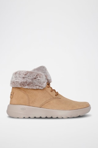 Bottines fourrées en nubuck On-The-Go Joy - Camel
