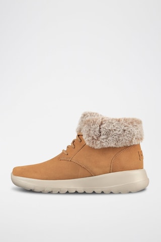 Bottines fourrées en nubuck On-The-Go Joy - Camel