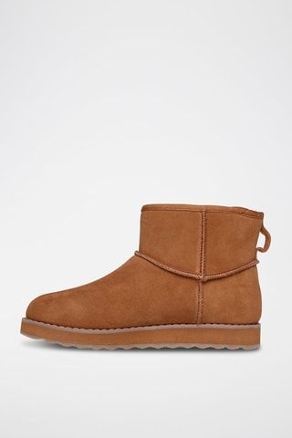 Bottines en nubuck - Camel