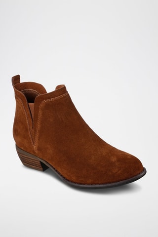 Bottines Chelsea en nubuck Texas - Noir
