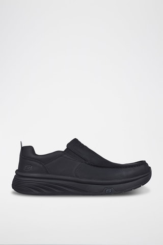 Slippers en cuir Calabrio - Noir