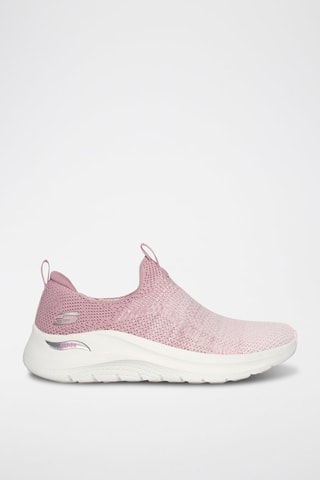Slip-on - Rose et blanc