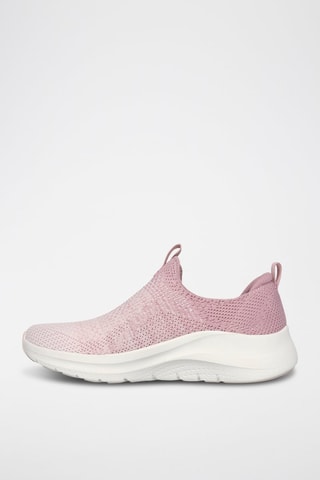 Slip-on - Rose et blanc