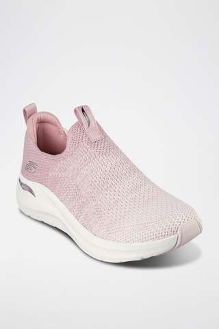 Slip-on - Rose et blanc