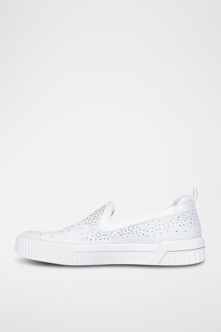 Slip-on Jade - Shining Stones - Blanc