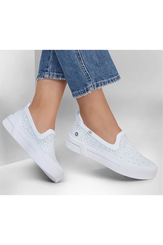 Slip-on Jade - Shining Stones - Blanc