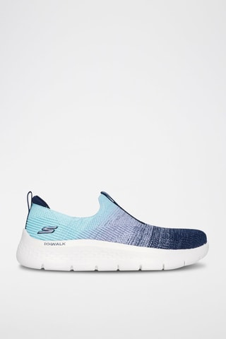 Slip-on Go Walk Flex - Cali Sunset - Bleu marine et turquoise