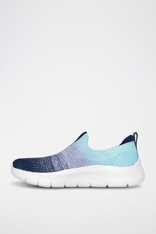 Slip-on Go Walk Flex - Cali Sunset - Bleu marine et turquoise