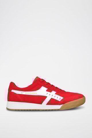 Baskets en nubuck Zinger - Manchego - Rouge