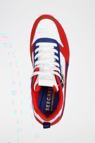 Baskets en cuir Uno - Bleu marine