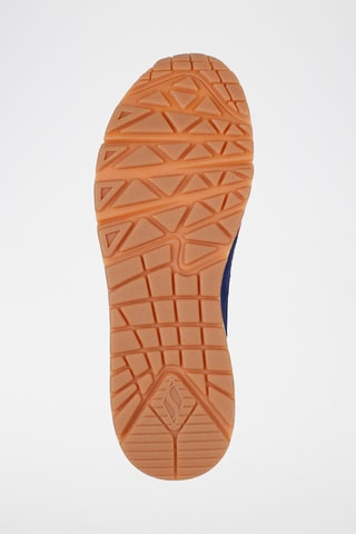 Baskets en cuir Uno - Bleu marine
