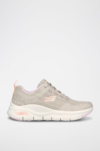Baskets Skechers Arch Fit Comfy Wave - Gris chiné