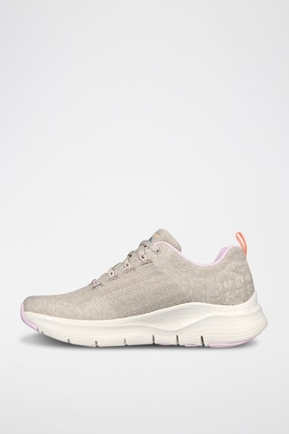 Baskets Skechers Arch Fit Comfy Wave - Gris chiné