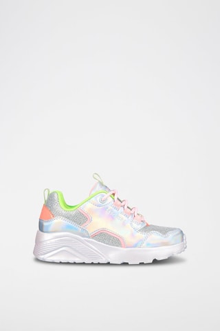 Baskets Uno Lite - Metallic Pops Argenté