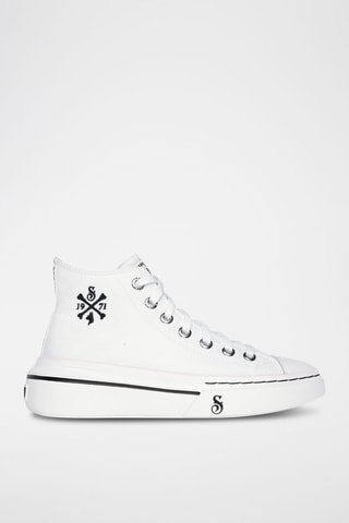 Baskets montantes Snoop Dogg - Blanc