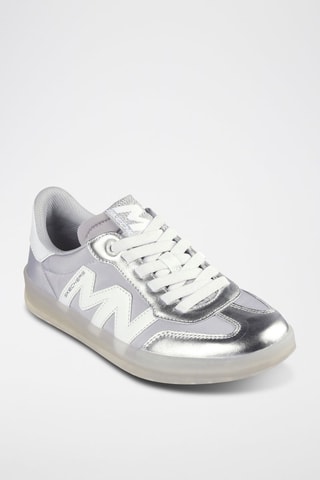 Baskets en cuir New Wave Cup - Gris