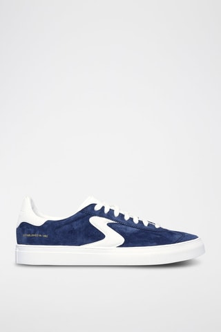 Baskets en cuir Archi Fit - Bleu marine