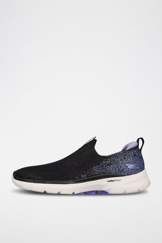 Chaussures de running Go Walk 6 - Noir et lilas
