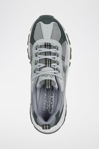 Chaussures de randonnée en cuir D'lites Hiker - Vert foncé et gris clair