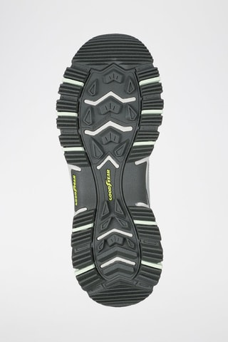 Chaussures de randonnée en cuir D'lites Hiker - Vert foncé et gris clair