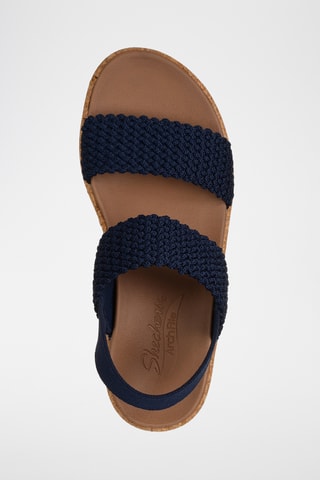 Sandales compensées - Bleu marine