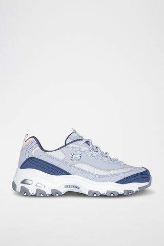 Baskets en cuir - Bleu clair