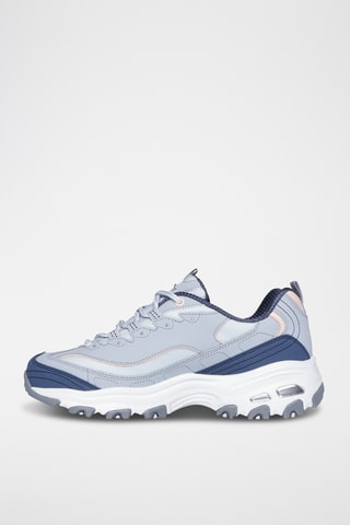 Baskets en cuir - Bleu clair