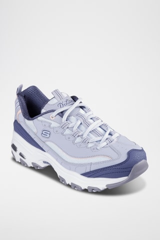 Baskets en cuir - Bleu clair