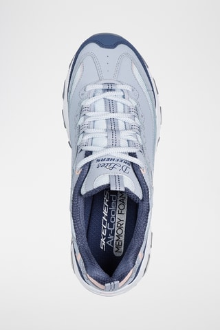 Baskets en cuir - Bleu clair