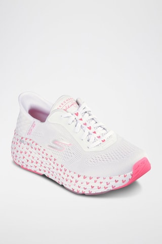 Baskets plateformes Max Cushioning Elite 2.0 - Blanc et rose