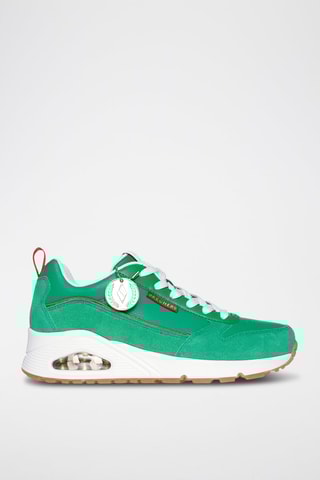 Baskets en cuir Uno - Vert