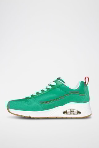 Baskets en cuir Uno - Vert