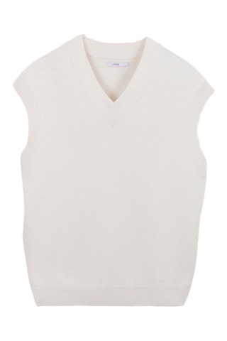 Pull sans manches - Blanc