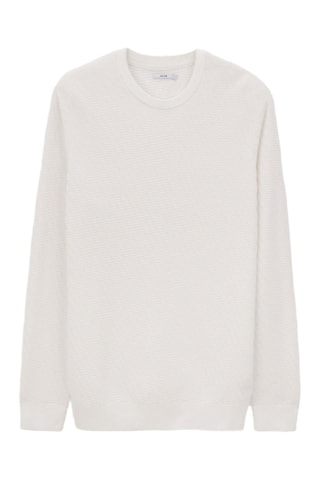 Camisola em algodão biológico - Cru