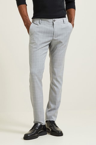 Pantalon slim - Gris clair