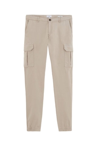 Calças cargo slim - Branco
