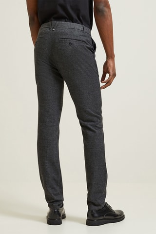 Calças chino slim - Antracite