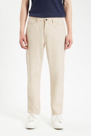 Pantalon droit - Ecru